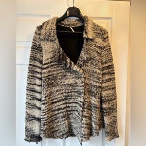 Free People boucle knit blazer